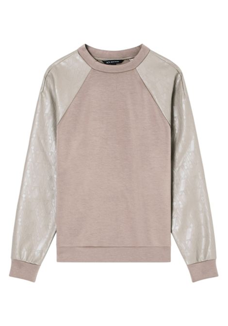 Felpa Monogram Melody Regular Fit ARMANI EXCHANGE | Felpe | XW001292 AF16111U6242